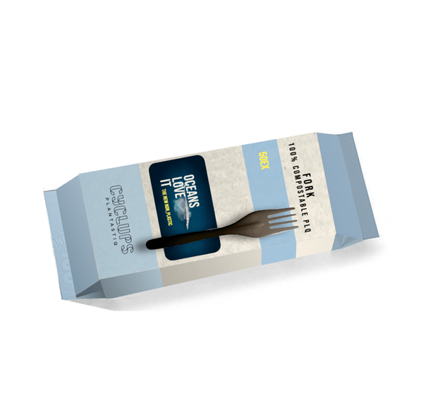 PREMIUM BLACK PLQ FORKS 1000PCS