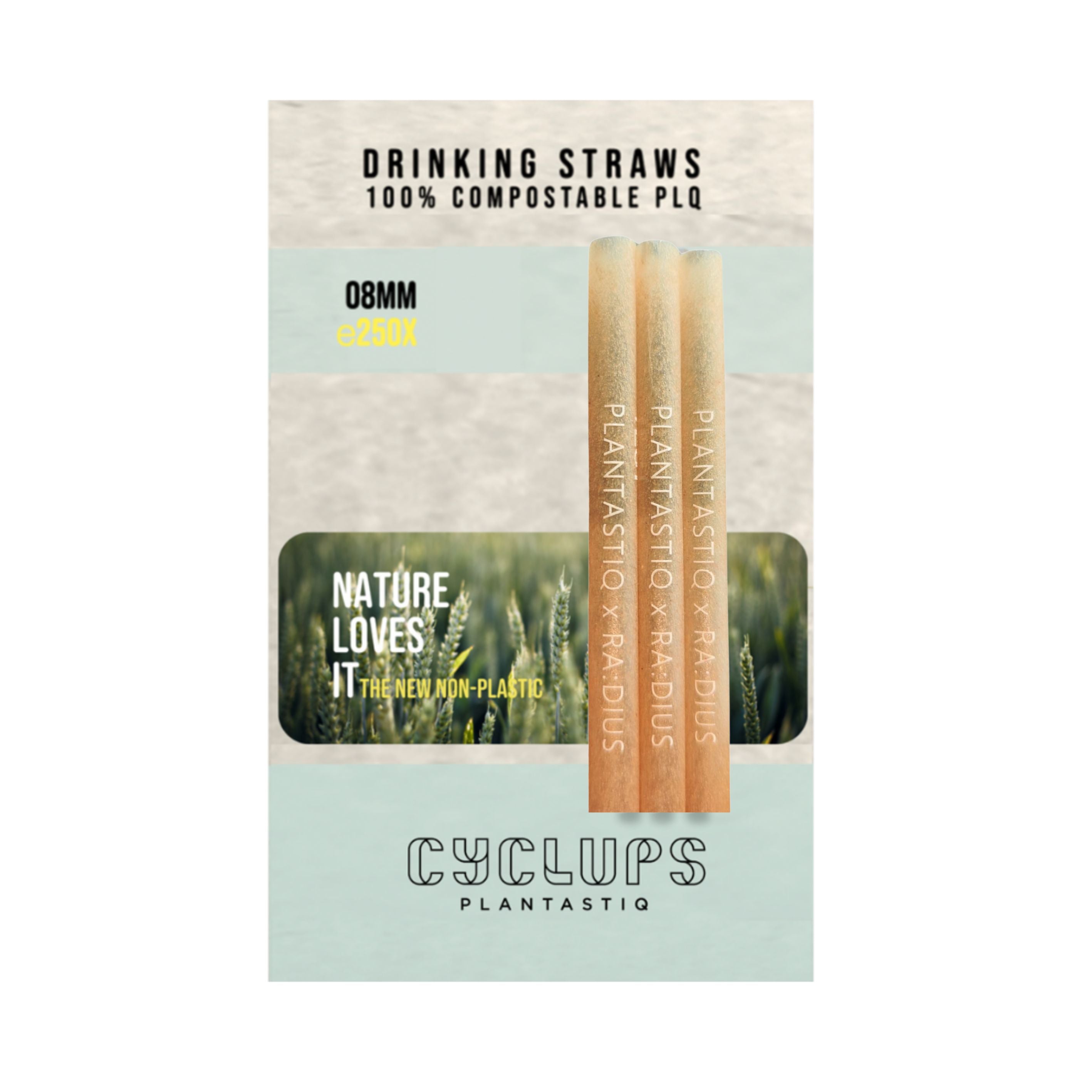 Straws with logo